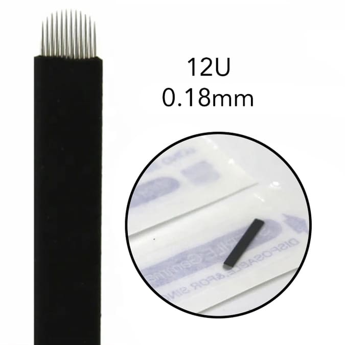12U Microblading Nano Needles 18mm