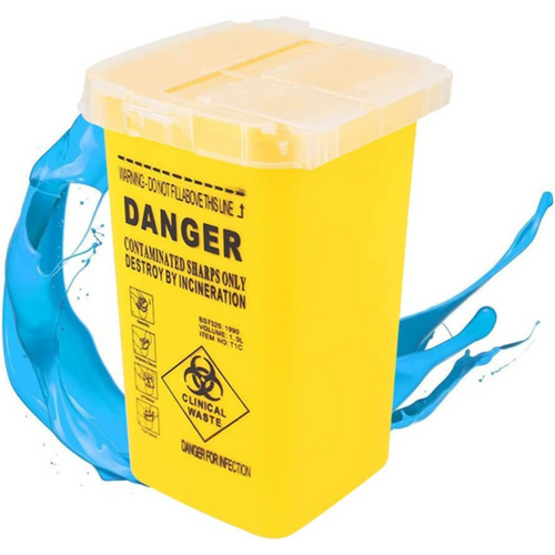 1L Sharps Container Yellow