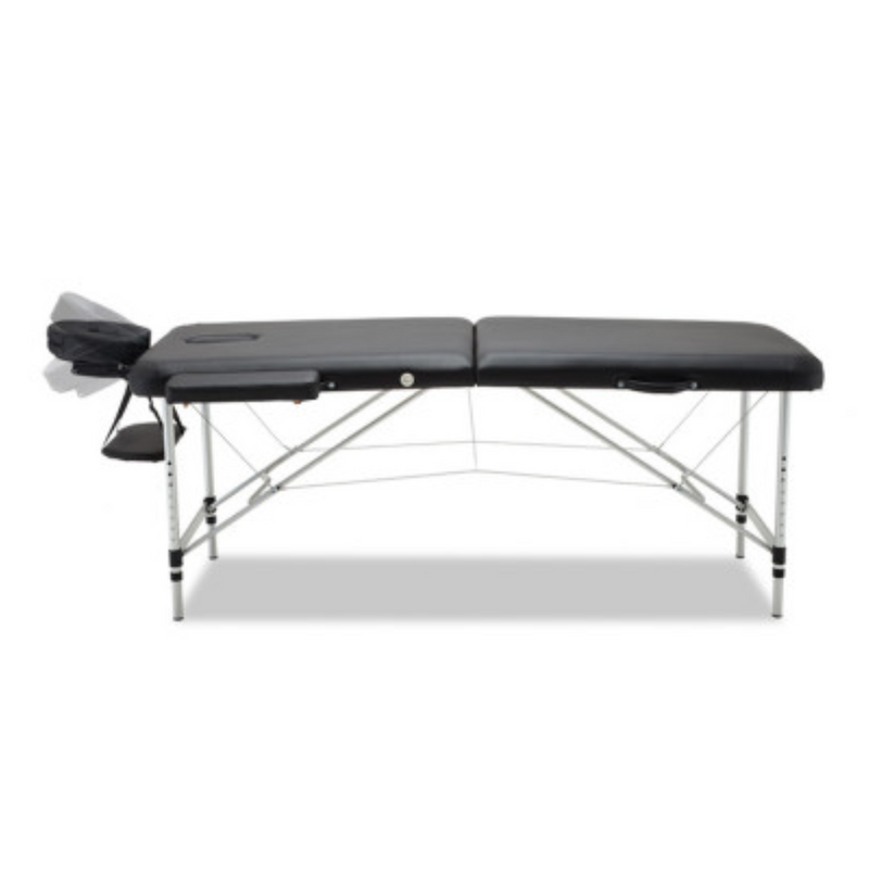 Portable Aluminium 2 Fold Treatment Beauty Therapy Table/ Bed 70cm