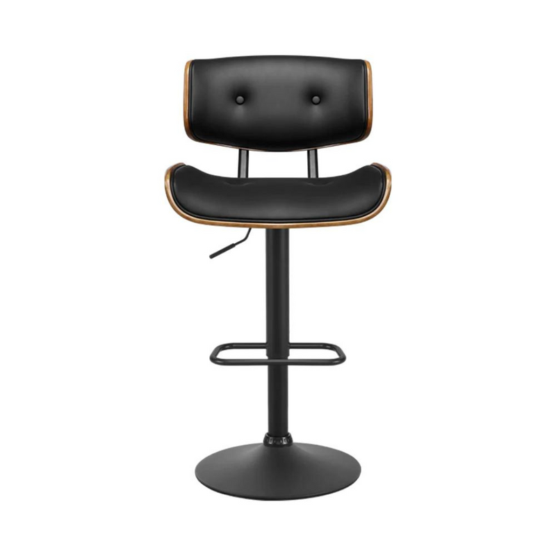 Medusa Bar Stool Wooden PU Leather