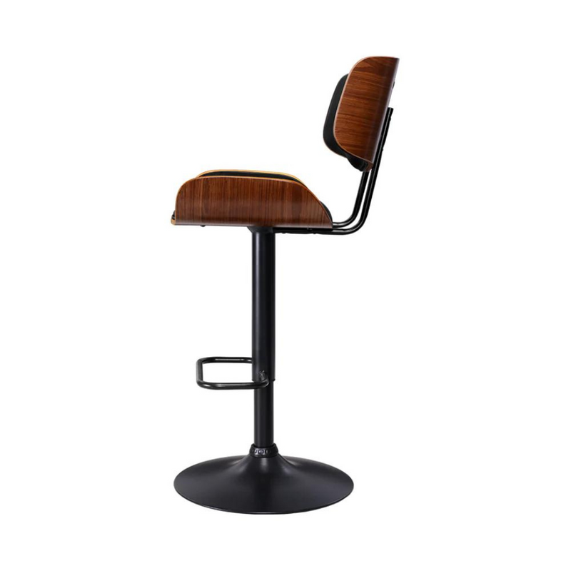 Medusa Bar Stool Wooden PU Leather