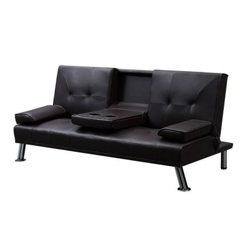 Adjustable-Leather-Sofa-Bed-with-3-Seater-Cup-Holder