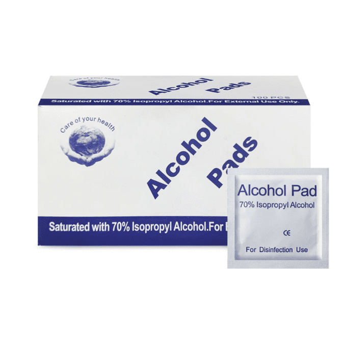 Alcohol Prep Pads (Swabs/Wipes – 70%)