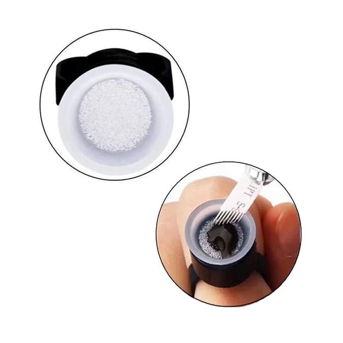 Eye Design 18U Microblading Hand Tool & Sponge Pigment Cup Combo