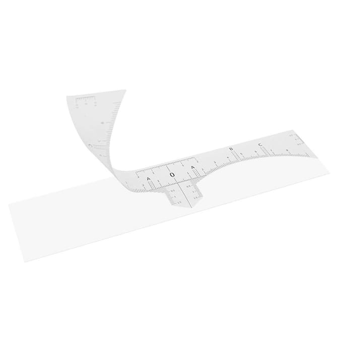 Eye Design Disposable Eyebrow Ruler Sticker (50pcs/roll)