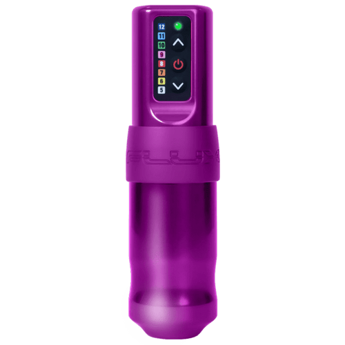 FLUX Special Edition Grape Wireless Tattoo Machine with 2 Powerbolts