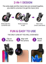 2 in 1 Clip-on Macro & Wide Angle Lens 5