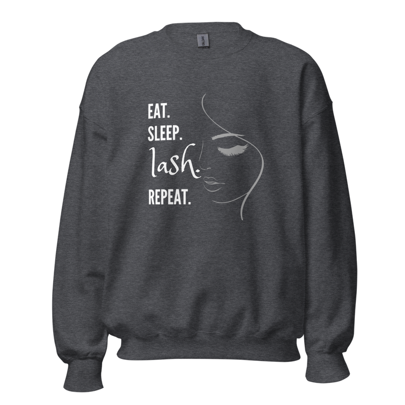 Eat Sleep Lash Repeat Unisex Sweatshirt